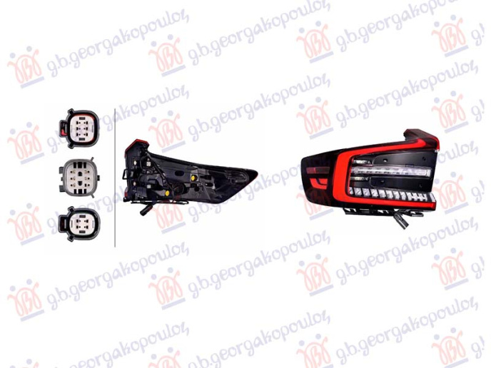 Štop lampa vanjska LED (HELLA)