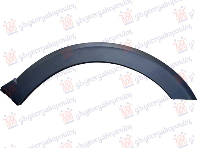 Plastični rub prednjeg blatobrana (stražnji dio)