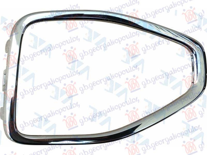 Lajsna rešetke prednjeg branika (KROM)