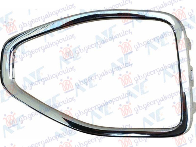 Lajsna rešetke prednjeg branika (KROM)