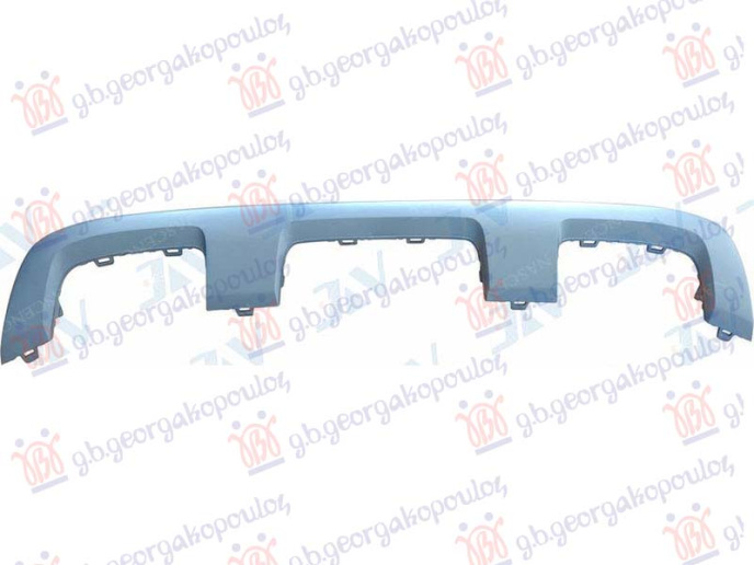 Spojler prednjeg branika srebrni